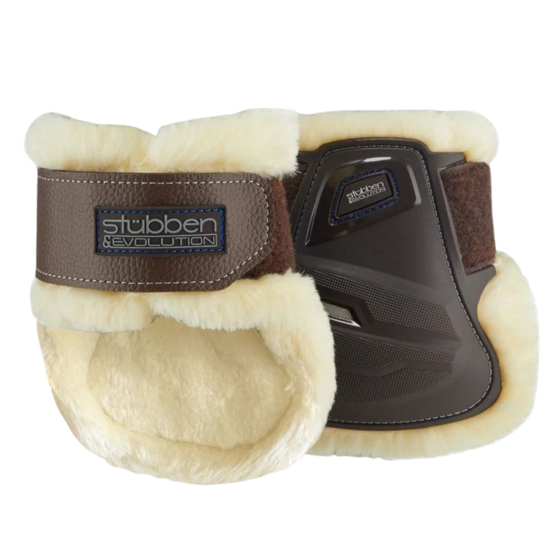 Stübben Hybrid Streichkappen Fleece braun