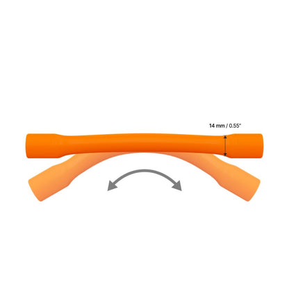 Winderen Gel Bits System Flexi Stangenmundstück Slim orange