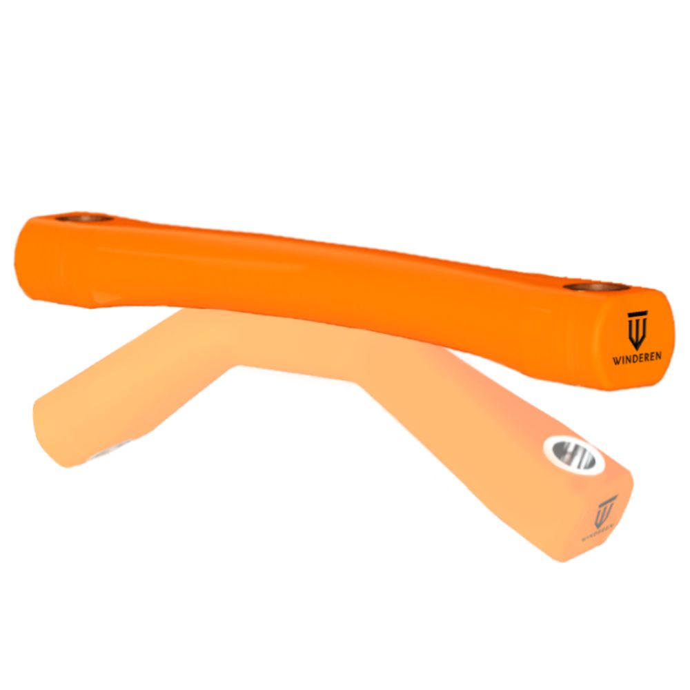 Winderen Gel Bits System doppelt gebrochenes Stangengebiss orange