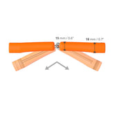 Winderen Gel Bits System einfach gebrochenes Gebiss orange