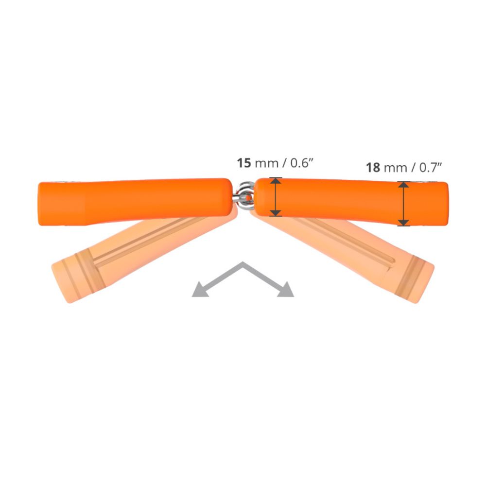 Winderen Gel Bits System einfach gebrochenes Gebiss orange