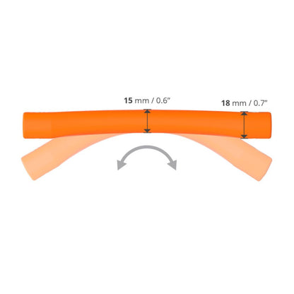 Winderen Gel Bits System Flexi Stangenmundstück orange