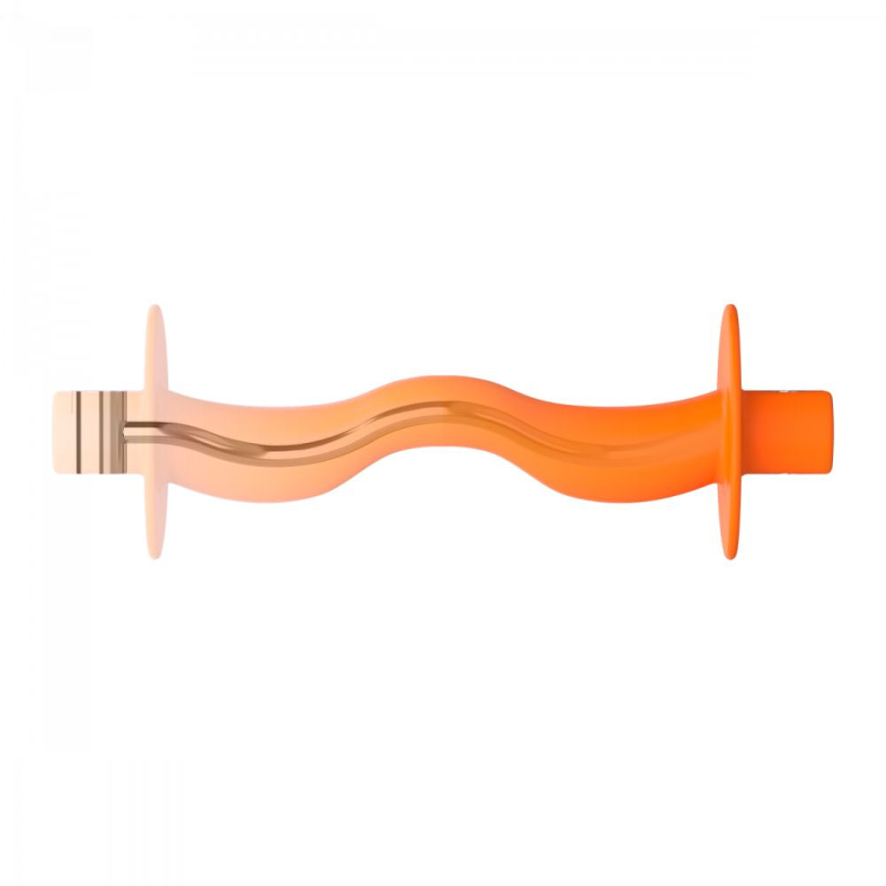 Winderen Gel Bits System Portiertes Stangenmundstück mit Gebissscheiben orange