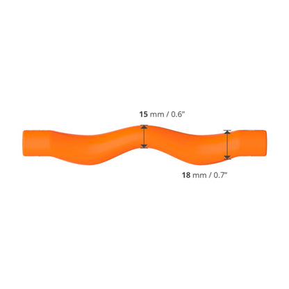 Winderen Gel Bits System Portiertes Stangenmundstück orange