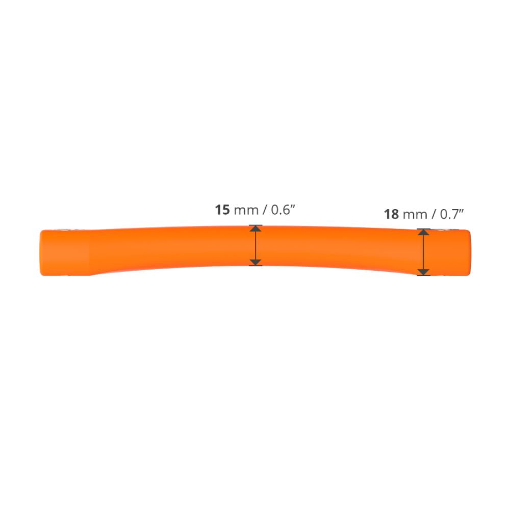 Winderen Gel Bits System starres Stangenmundstück orange