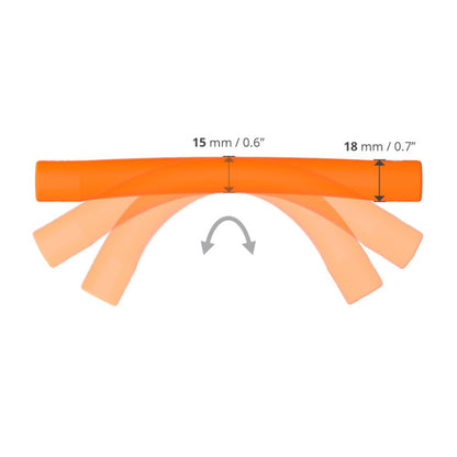 Winderen Gel Bits System Super Flexi Stangenmundstück orange