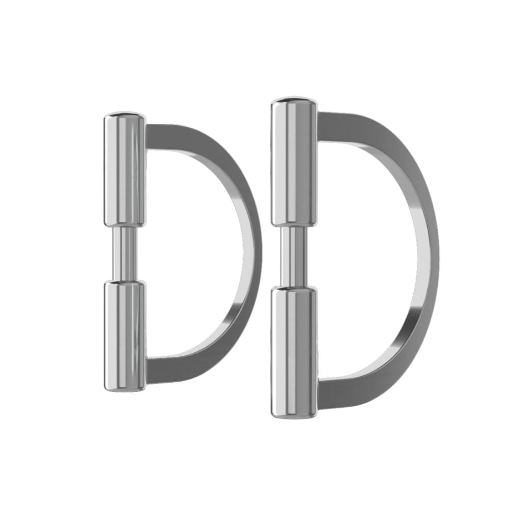 Winderen Gel Bits System Seitenteile D-Ring mit großen Ringen