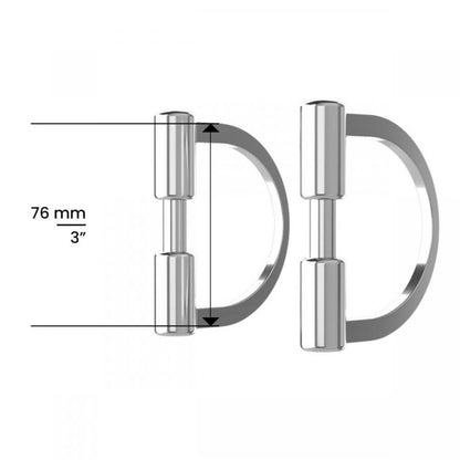 Winderen Gel Bits System Seitenteile D-Ring