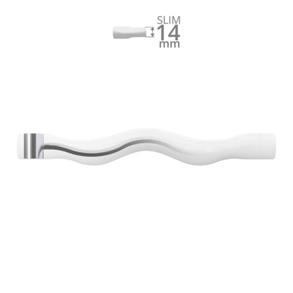 Winderen Gel Bits System Portiertes Stangenmundstück Slim weiß