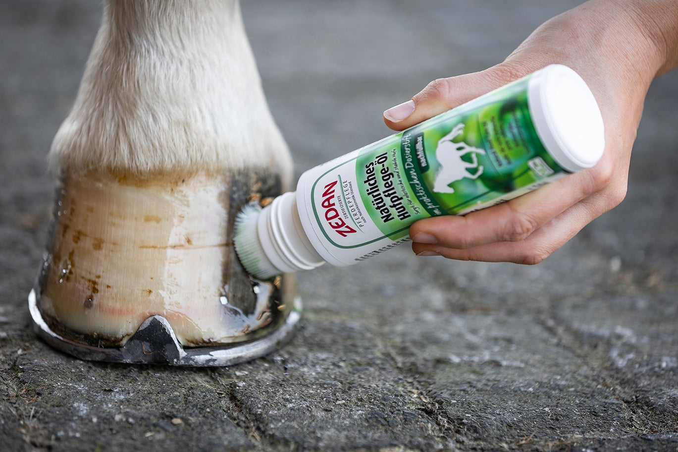 ZEDAN Natürliches Hufpflege-Öl mit hochwertigen, natürlichen Ölen und wertvollem Lanolin