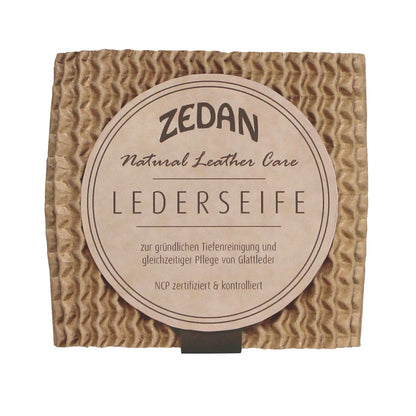 ZEDAN Lederseife reinigt und pflegt jedes Glattleder