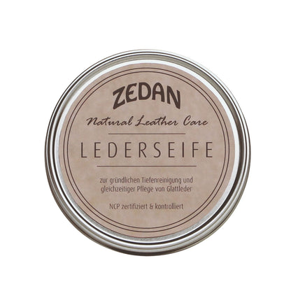 ZEDAN Lederseife reinigt und pflegt jedes Glattleder
