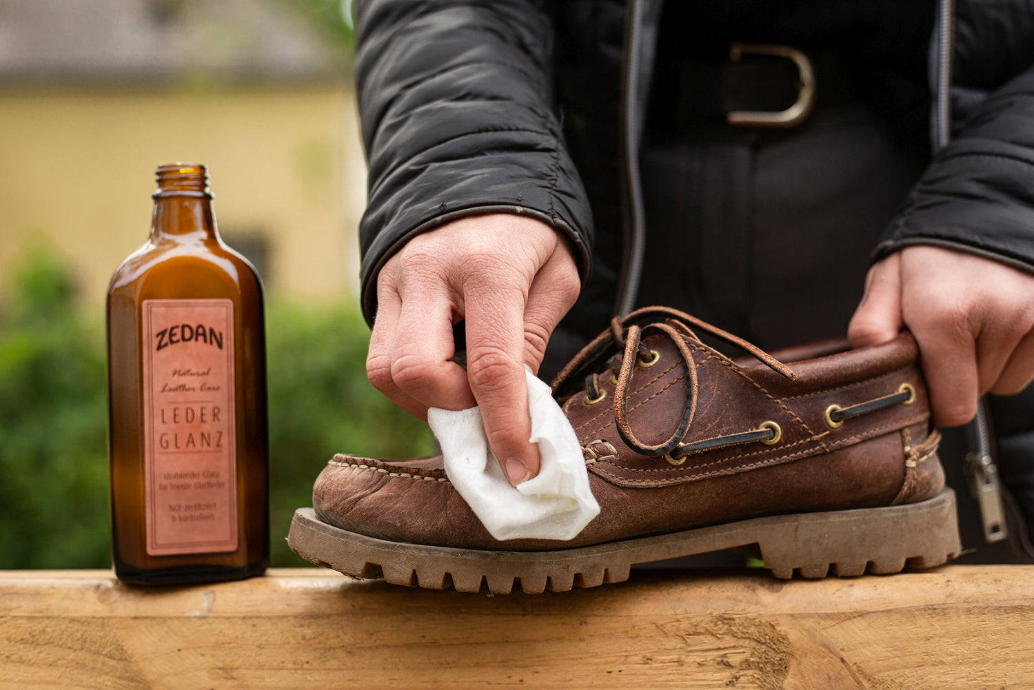 ZEDAN Leather Shine mild care for fine leather and radiant shine