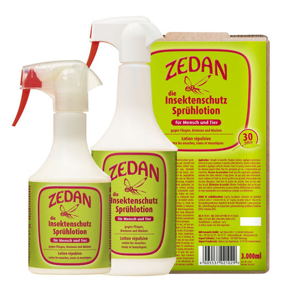 ZEDAN SP Insektenschutz Sprühlotion Fliegenspray für Mensch und Pferd