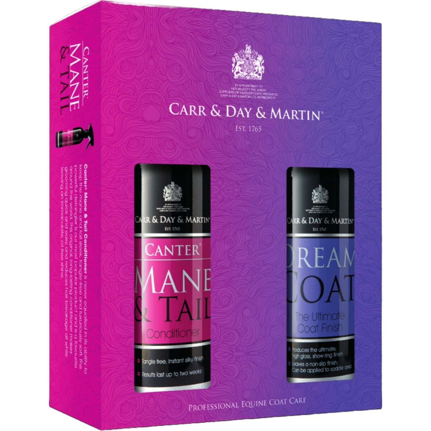 Carr &amp; Day &amp; Martin Fellpflege Duo Box Canter Mane &amp; Tail und Dreamcoat - ePony Reitsport