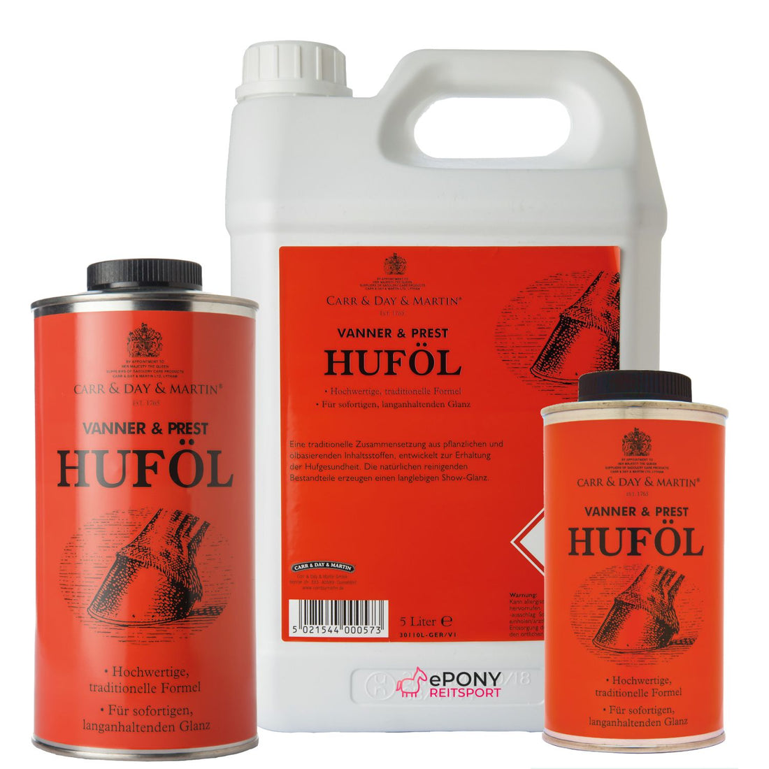 Carr &amp; Day &amp; Martin Vanner &amp; Prest Huföl - ePony Reitsport