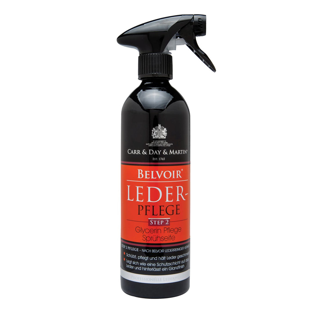 Carr &amp; Day &amp; Martin Belvoir Step 2 Lederpflege Glycerin Pflege Sprühseife - ePony Reitsport