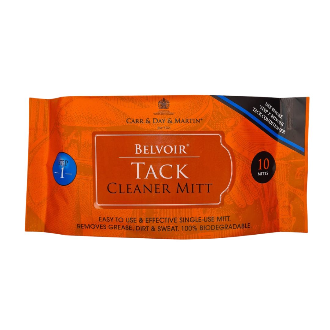 Carr &amp; Day &amp; Martin Belvoir Tack Cleaner Mitt Step 1 Lederreinigungshandschuhe - ePony Reitsport