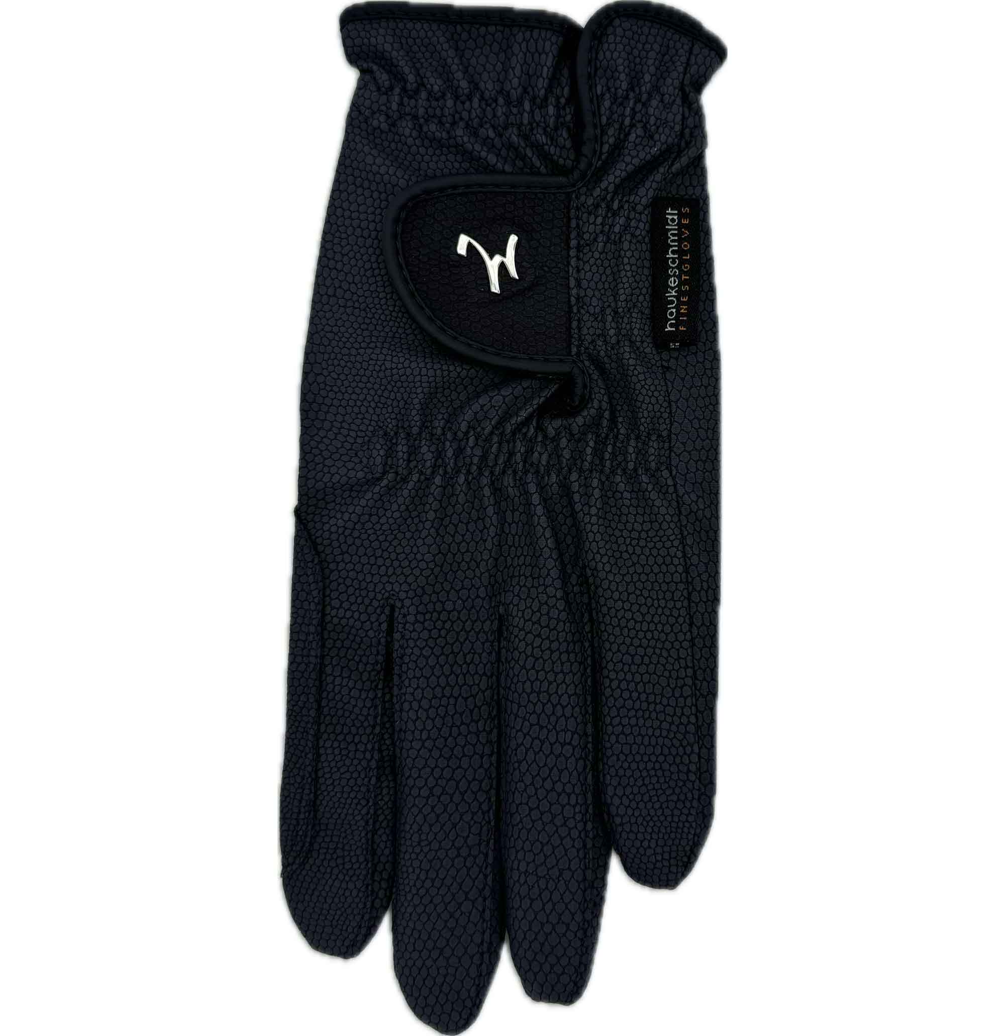 haukeschmidt Reithandschuhe Bella Rose in Marine von Isabell Werth – perfekter Grip, optimale Passform, leichtes PU-Material, für Dressur, Training und Turniere. Maschinenwaschbar bei 30°C, Größen 4,0 bis 11,0 für präzises Reiten und angenehmes Tragegefühl. Der dunkelblaue Reitsporthandschuh kann zu vielen Reitoutfits kombiniert werden. Auf dem Turnier passt er perfekt zu dunkelblauen Turnierjacketts.