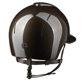 KEP Smart Nova Metal Polish Braun mit Star Glitzer Braun und Polo-Visier – Rückansicht