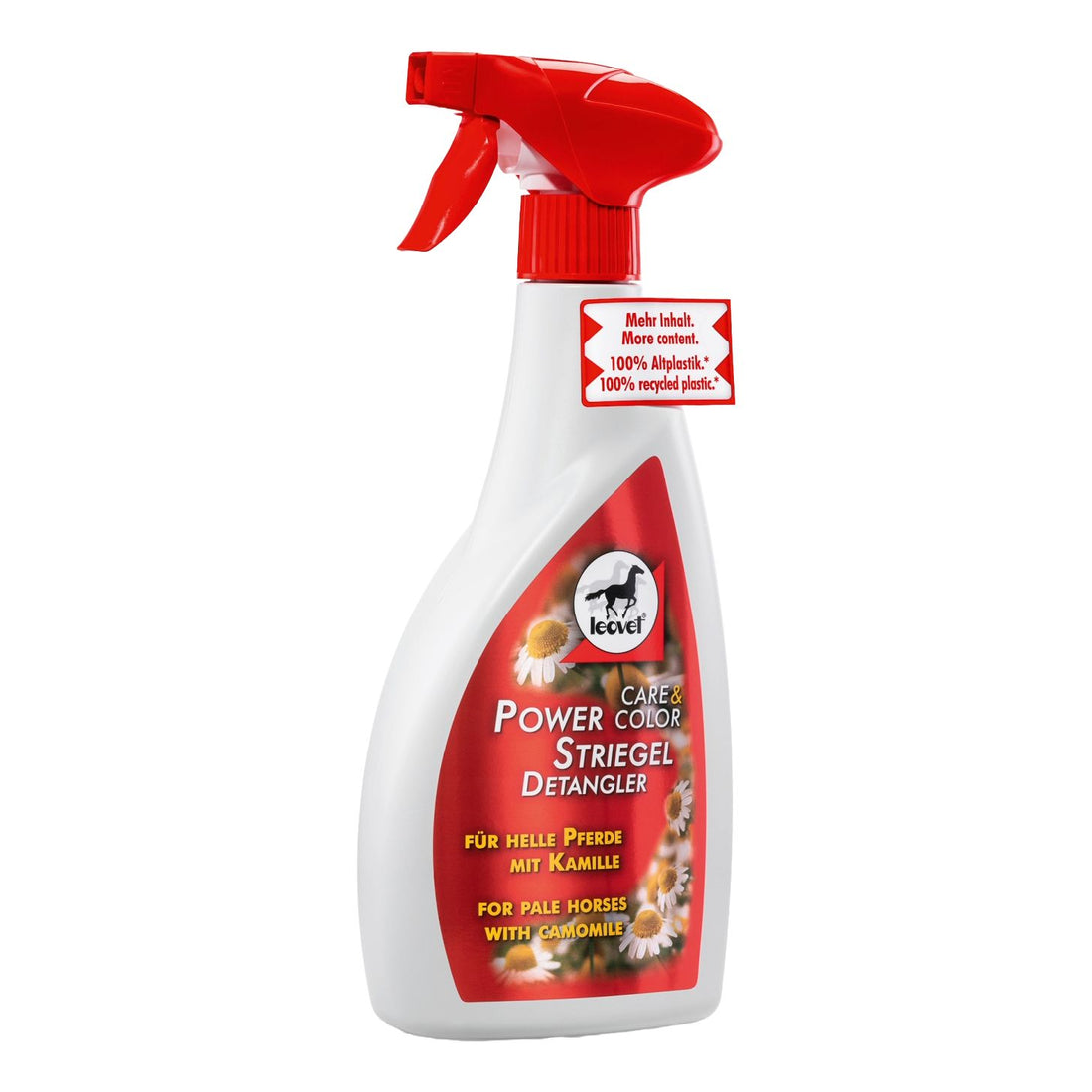 leovet Power Striegel Kamille Schweif und Fellglanzspray für helle Pferde - ePony Reitsport