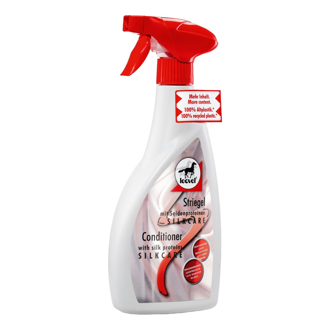 leovet Silkcare Striegel für faszinierende Lichtreflexe durch Seidenproteine
