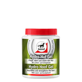 Hochauflösendes Produktbild der ergiebigen 750 ml Dose des leovet Hydro Huf Gels mit praktischem Schraubverschluss. Das feuchte Hufgel dient der intensiven Pferdepflege und ist die ideale Lösung, um Hufe im Sommer vor dem Austrocknen zu schützen. Die pflegende Rezeptur mit Lorbeeröl und Eukalyptusöl pflegt das Hufhorn spürbar und hält ihn geschmeidigt, ohne den Huf zu versiegeln.