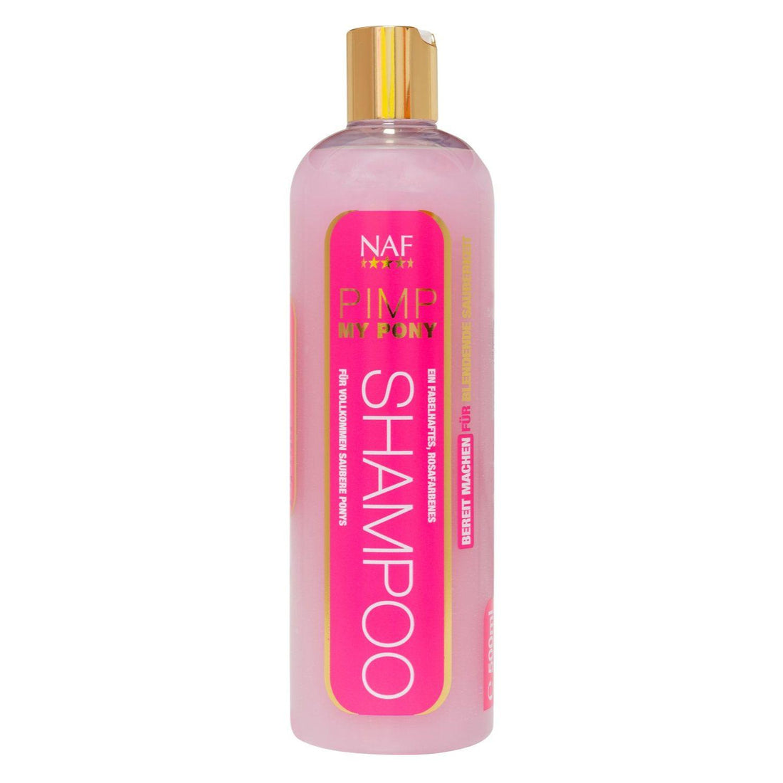 NAF Pimp My Pony Shampoo – pinkes Pferdeshampoo für Glanz und Pflege mit Bubblegum-Duft