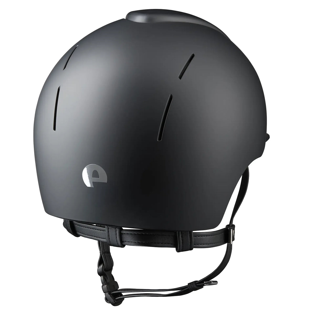 KEP Reithelm Smart Nova Textile Schwarz – Rückansicht