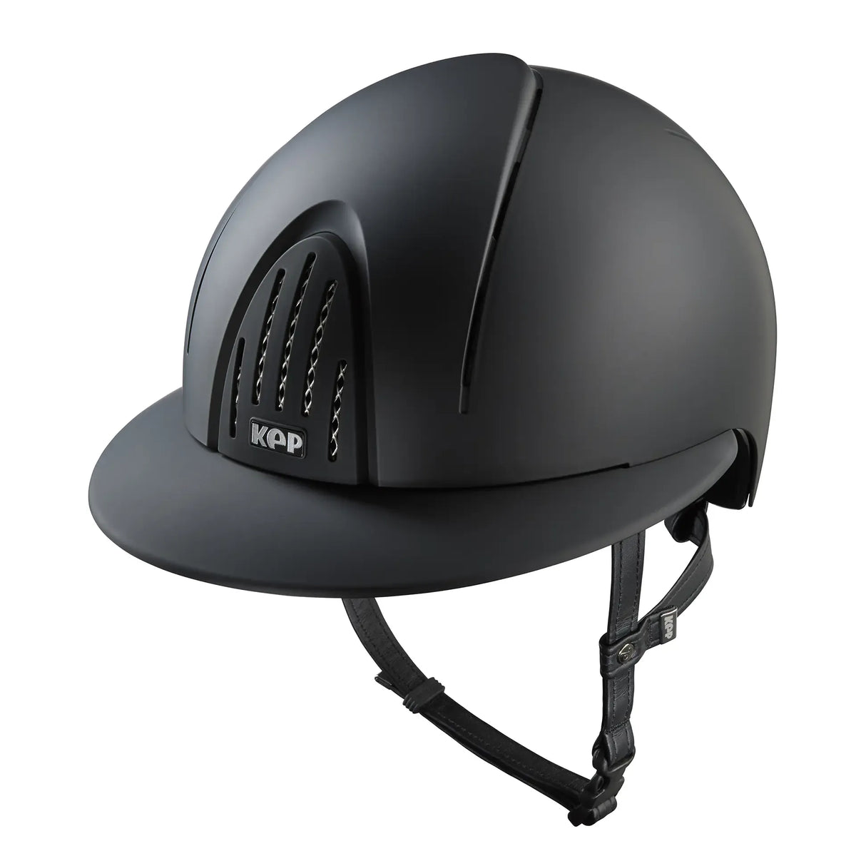 KEP Reithelm Smart Nova Textile Schwarz, Polo-Visier