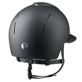 KEP Reithelm Smart Nova Textile Schwarz, Polo-Visier – Rückansicht