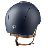 KEP Reithelm Smart Nova Textile Blau, beige Beriemung – Rückansicht