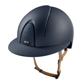 KEP Reithelm Smart Nova Textile Blau, beige Beriemung, Star Glitzer Blau