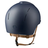 KEP Reithelm Smart Nova Textile Blau, beige Beriemung, Star Glitzer Blau – Rückansicht