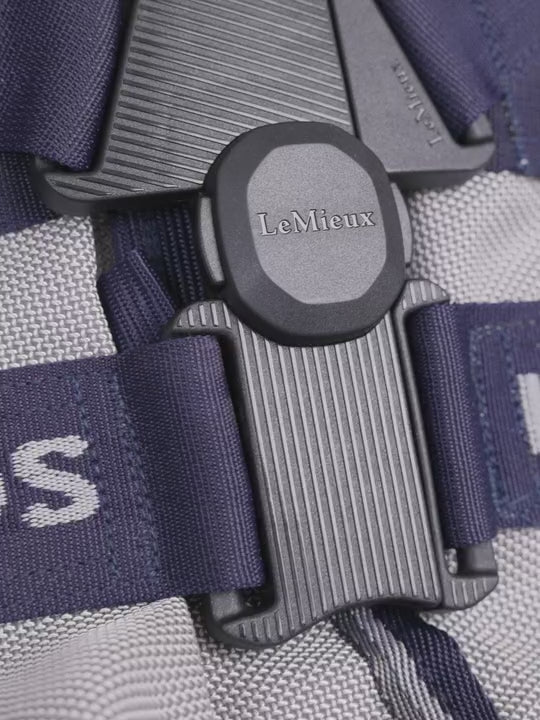 LeMieux Fliegendecke Kudos Gladiator Grau mit abnehmbarem Halsteil