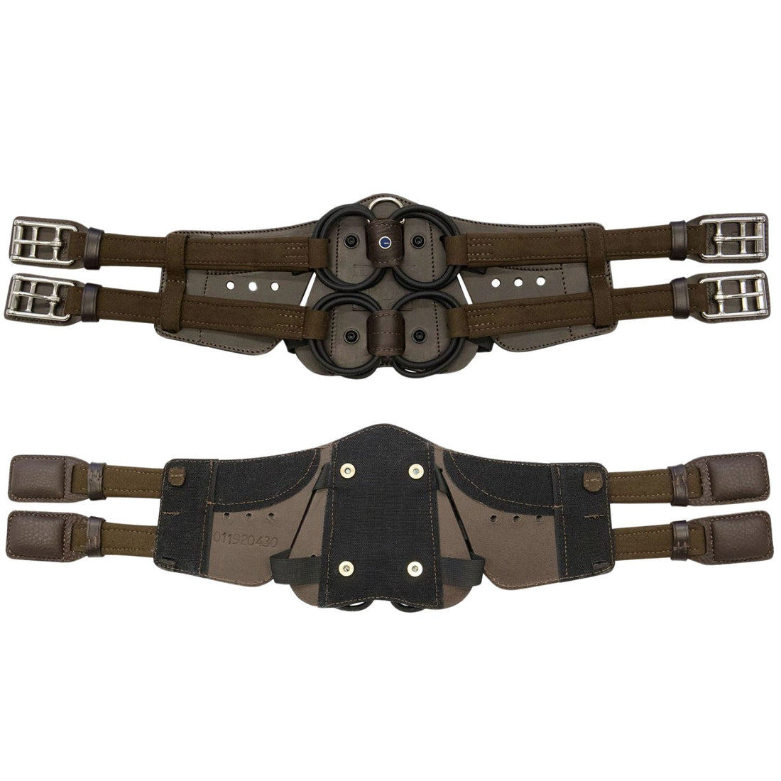 Stübben Equi-Soft Sattelgurt ohne Polster ebony