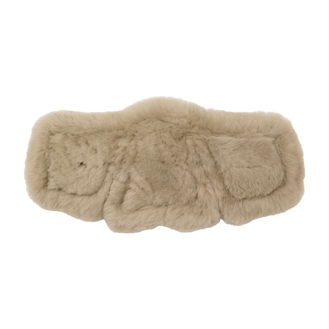 Stübben Equi-Soft Polster für Sattelgurt Lammfell beige-braun