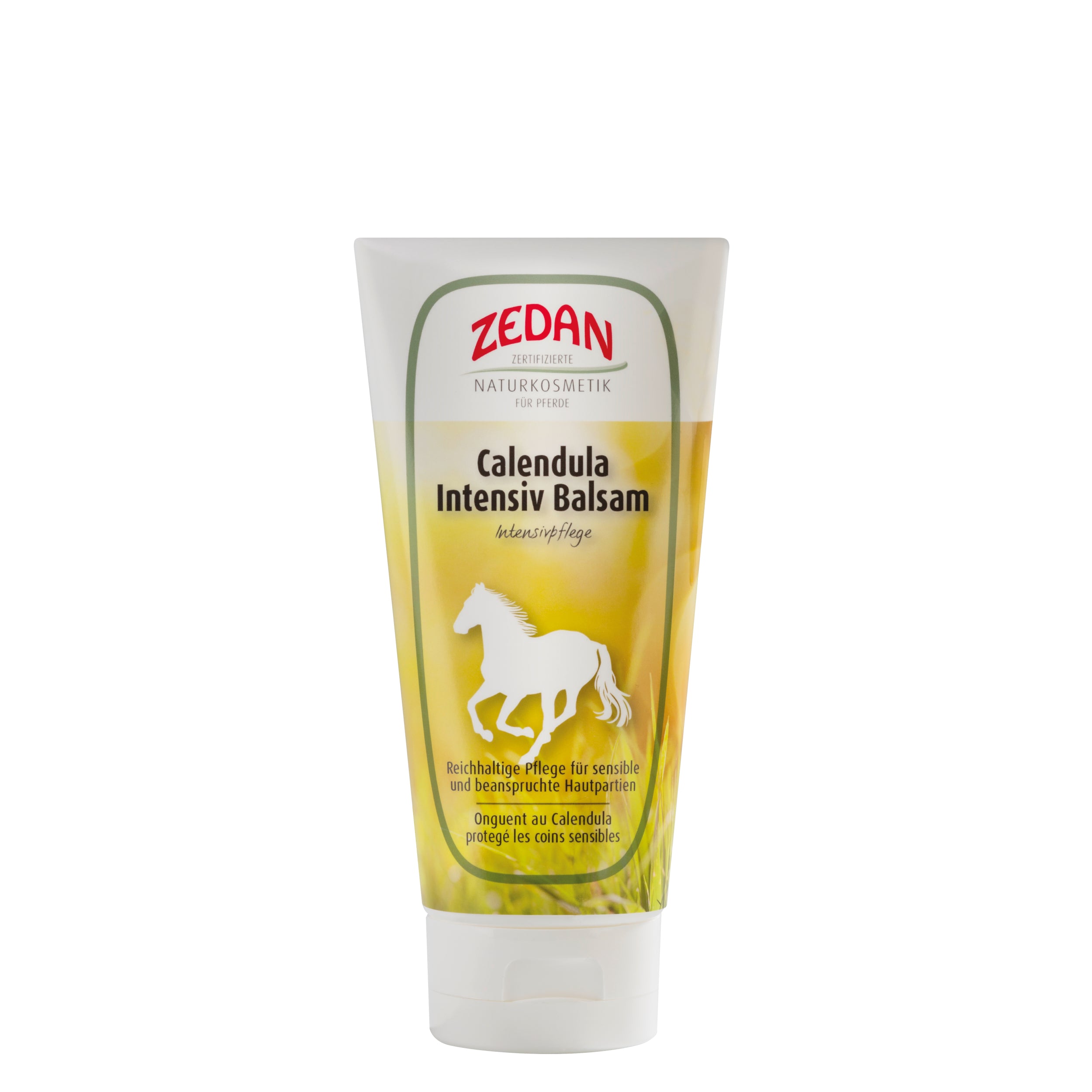 ZEDAN Calendula Intensiv Balsam spendet langanhaltend Feuchtigkeit an empfindlichen Hautpartien 200 ml Tube
