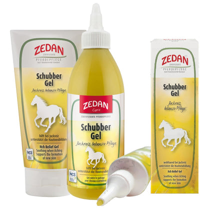 ZEDAN Schubber-Gel Juckreiz Intensivpflege für stark juckende Hautareale, sowie gereizte Haut