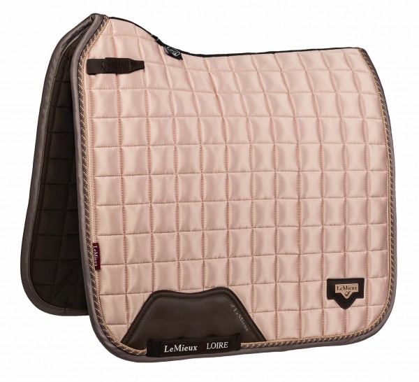 LeMieux Schabracke Loire Classic Satin Dressage Square rosé