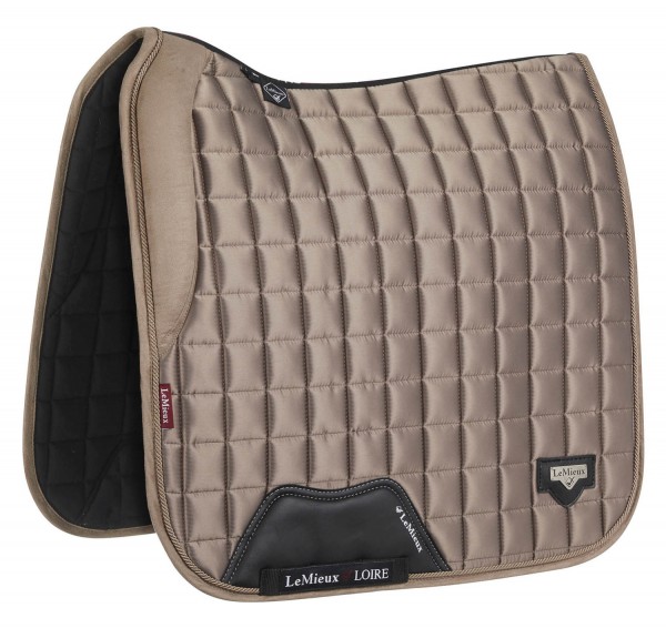 LeMieux Schabracke Loire Memory Satin Dressage Square mink