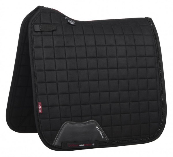 LeMieux Schabracke Diamante Dressage Square black