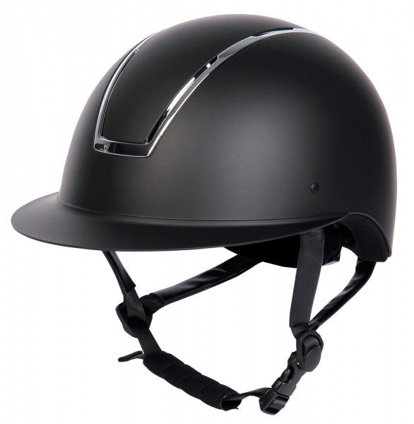 Harry's Horse Sicherheitsreithelm Royal matt schwarz silber