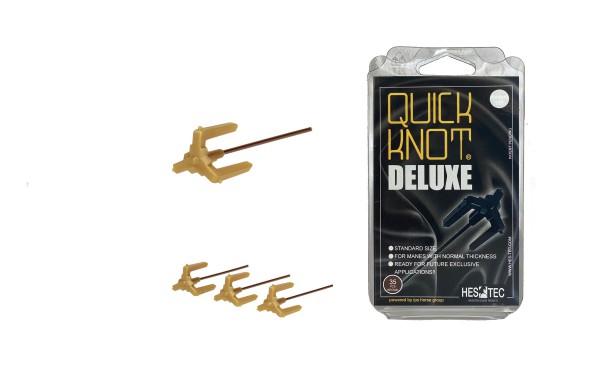 HES-Tec Quick Knot Deluxe Einflechthilfe braun