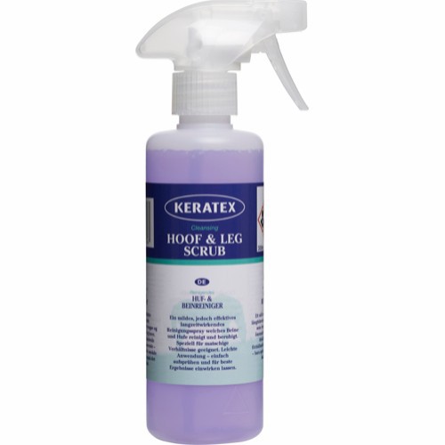 Keratex Cleansing Hoof & Leg Scrub Spray zur Reinigung von Hufen und Pferdebeinen