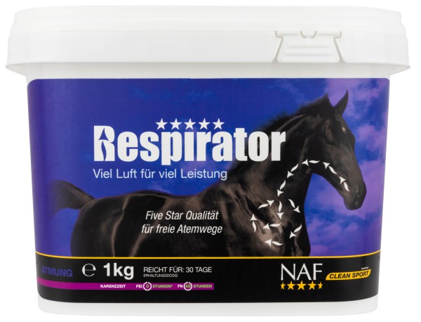 NAF Respirator Pulver für optimale Lungenfunktion und Atmung