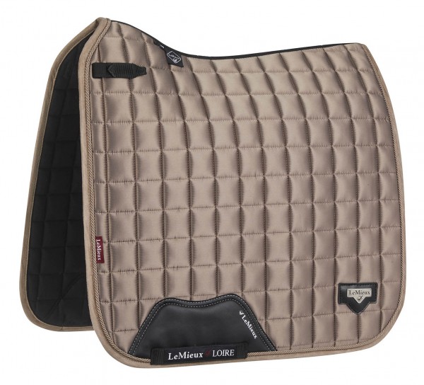 LeMieux Schabracke Loire Classic Satin Dressage Square mink