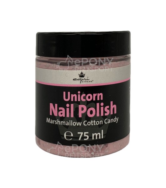 equiXTREME Hufpflegebalsam Unicorn Nail Polish mit Glitzerpartikeln marshmallow cotton candy