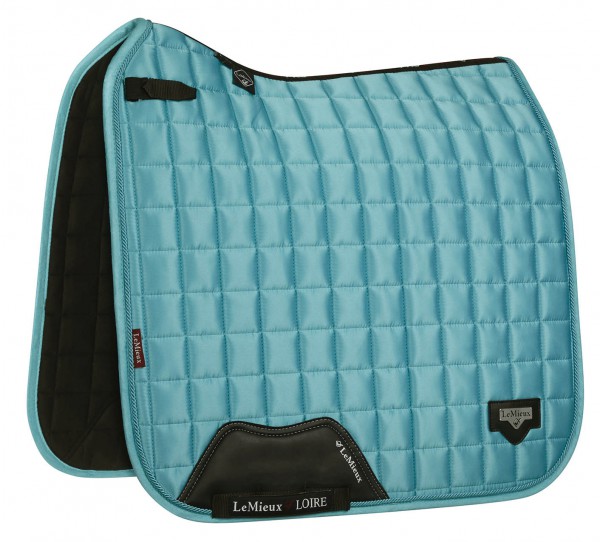 LeMieux Schabracke Loire Classic Satin Dressage Square azure