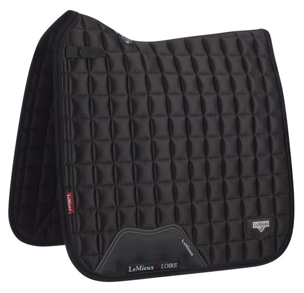 LeMieux Schabracke Loire Classic Satin Dressage Square black